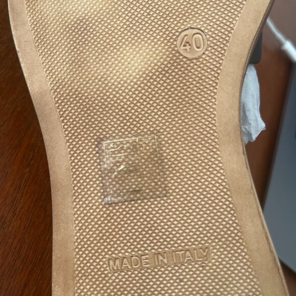 L'intervalle Black Leather Sandals - Size 40 UNWORN/NEW - Picture 2 of 2